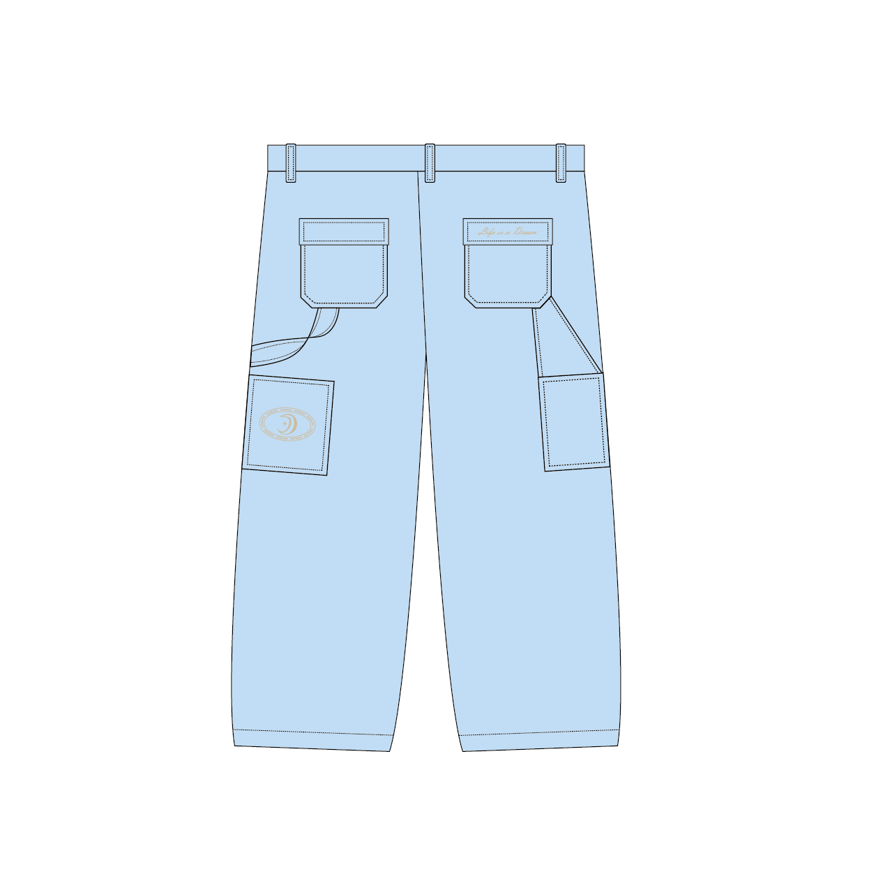 SKYBLUE CARPENTER | Baggy Jean